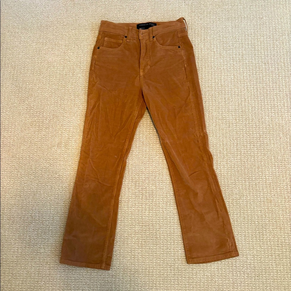 Veronica Beard corduroy straight leg pants